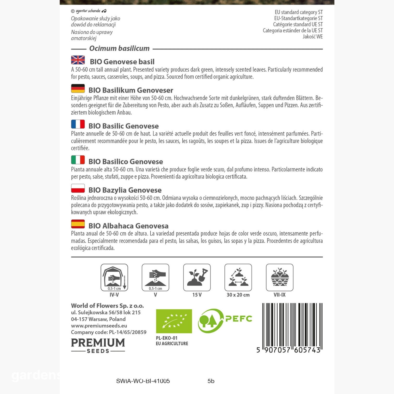 Semi Di Basilico All'Aroma Di Cannella | 50 Semi Per Coltivazione - Foto 11