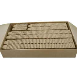 Štvorcové rašelinové hrnce 6 x 6 cm - 12 kusov - 