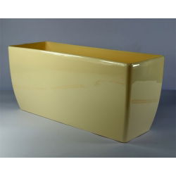 Vaso "Coubi" 40x15 cm - bianco crema - 