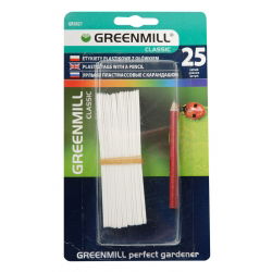 Seemikute ja taimede etiketid - 10 cm - 25 tükki + pliiats - 