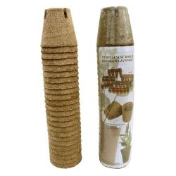 Runde torvpotter ø8 cm - 5 stk - 