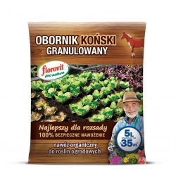 100% organic granulated horse manure - Florovit® - 5 litres