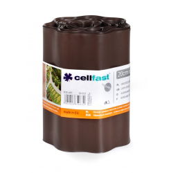 Brun græsplæne kantning - 20 cm x 9 m - CELLFAST - 