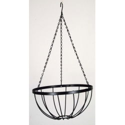 Lanț pentru agățat coșuri de plante 35 cm - vopsit negru - 