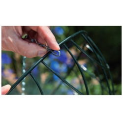 Lănțișor pentru coșuri pentru plante agățate 35 cm - zincat - 
