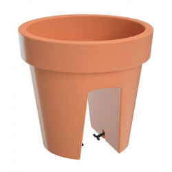 Gantung kotak balkoni - Lofly - 24,5 cm - Terracotta - 