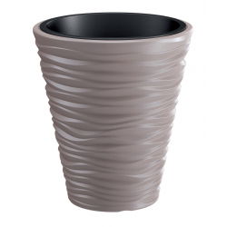 Maceta redonda - Arena - 29,5 cm - Mocca - 