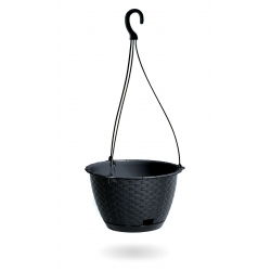 Vas de flori agățat cu farfurie - Ratolla - 22 cm - Umbra - 