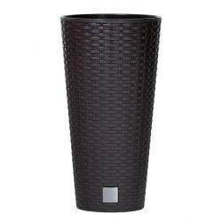 Ronde bloempot met een inzet - Rato tubus - 20 cm - Umbra - 