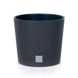 Pot bunga pusingan - Rato - 20 cm - Anthracite - 