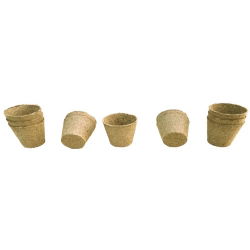 Runde torvpotter ø7 cm x 8 cm - 5 stk - 