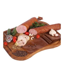 Involucri di salsiccia di collagene asciutti - per scottature e fumo - 55 mm di diametro - 4 m - pallidi - 