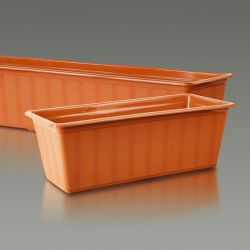 Vanjski sadnica "Agro" - boja u terakoti - 40 cm - 
