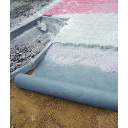Geo-fleece gris - para mulching - 2.00 x 25.00 m - 