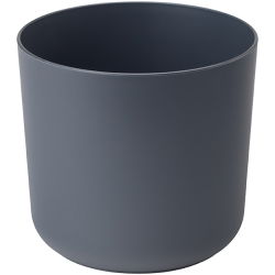 Kućište okruglog lonca "Aruba" - 25 cm - antracitno-sivo - 