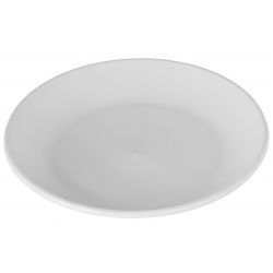 "Kolor" blomsterpotte underkop - 11 cm - hvid - 