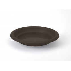 Đĩa nồi tròn "Agawa" - 24 cm - nâu mocha - 