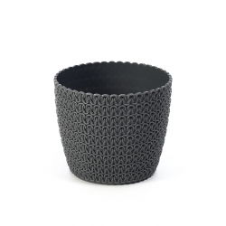 Vỏ nồi tròn "Magnolia Jersey" - 11 cm - màu xám antraxit - 