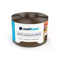 Lige græsplæne kant - brun - 15 cm x 9 m - CELLFAST - 
