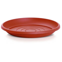 "Terra" udendørs gryde tallerken ø 17 cm - terracotta-farvet - 