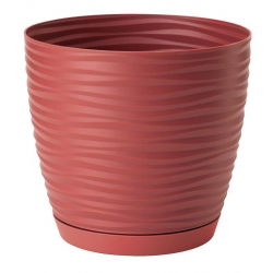 Panela redonda "Sahara petit" com pires - 13 cm - marsala - 
