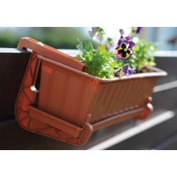Set balkoni "Agro" - berwarna terakota - 40 cm - 