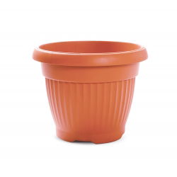 Oală de plante „Terra” în aer liber ø 20 cm - de culoare teracotă - 