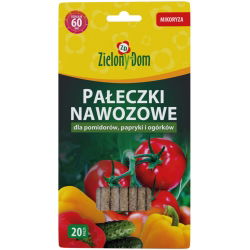 Mēslojuma nūjas ar mikorizu tomātiem, pipariem un gurķiem - Zielony Dom® - 20 gab - 