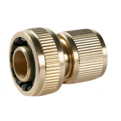 Connettore rapido in ottone con arresto - 3/4 " - 