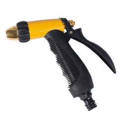 Metal spraying pistol with water flow regulation
