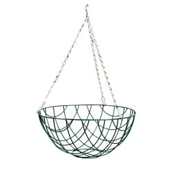 Coș de flori suspendate din sârmă - 30 cm - 