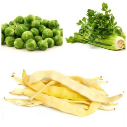 Grønnsaker for intercropping - Sette nr. 10 - frø av 4 arter - 
