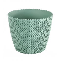 "Splofy" round plant pot - 19 cm - sage-green