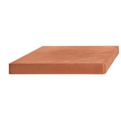 Plate-forme carrée à roulettes pour pots "Mobile Platform Square" - 29 cm - couleur terre cuite - 