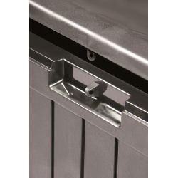Taman, balkon atau teras dada - "Boxe Board" - 290 liter - abu-abu antrasit - 
