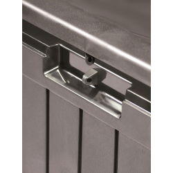 Taman, balkon atau teras dada - "Boxe Board" - 290 liter - abu-abu antrasit - 