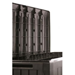 Taman, balkon atau teras dada - "Boxe Board" - 290 liter - abu-abu antrasit - 