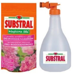 "Magiczna Siła" (magisk kraft) rhododendron gødning - sæt med en hageslange-monteret dispenser - 