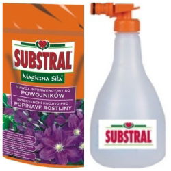 "Magiczna Siła" (magisk kraft) clematis-gødning - sæt med en have-slangemonteret dispenser - 