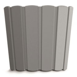 "Boardee Basic" round plant pot - 12 cm - stone-grey