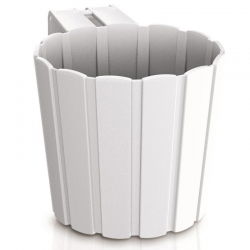 Oală pentru plante suspendate „Boardee Hook” - 14,4 cm - alb - 