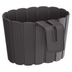 Oală pentru plante suspendate „Boardee Hook” - 19,4 cm - gri antracit - 