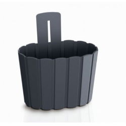 "Boardee Wall" wall-mounted plant pot - 19.4 cm - anthracite-grey
