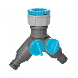 Adattatore rubinetto IDEAL a 2 vie - per rubinetti da 3/4 "e 1" - CELLFAST - 