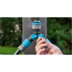 Adattatore rubinetto IDEAL a 2 vie - per rubinetti da 3/4 "e 1" - CELLFAST - 