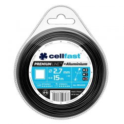 A PREMIUM négyszögű kaszavonal - 2,7 mm x 15 m - CELLFAST - 