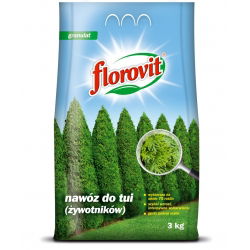 Thuja (arborvitae) fertilizer - quick growth, intense colouring - Florovit® - 3 kg