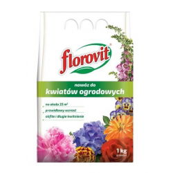 Hnojivo pro zahradní květiny - bohaté a dlouho kvetoucí - Florovit® - 1 kg - 