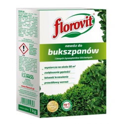 Fertilizzante per siepi e latifoglie - aumenta la densità - Florovit® - 1 kg - 