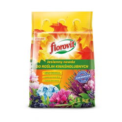 Jesenné hnojivo pre acidofilné rastliny - na rýchly štart na jar - Florovit® - 3 kg - 